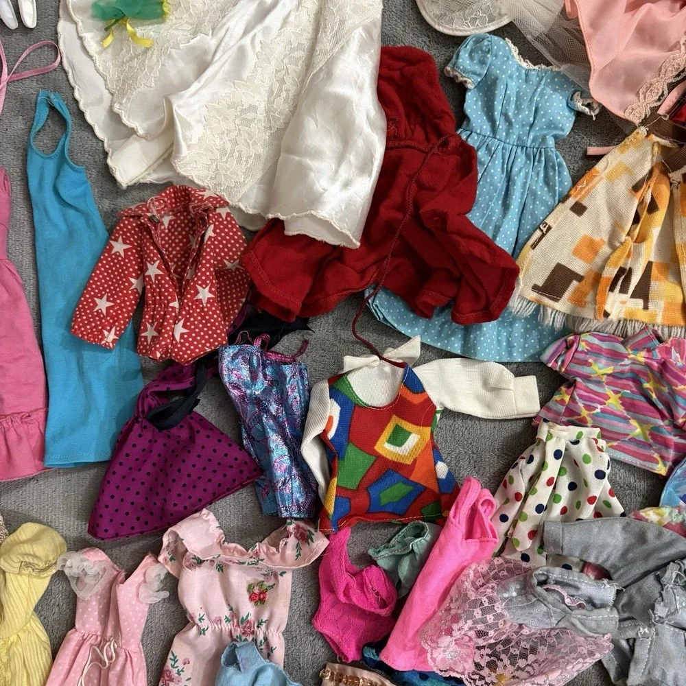 Vintage Barbie‎ Clothing Lot- 1960s 1970s 1980s-Dresses, Pants, Outfits, Sears